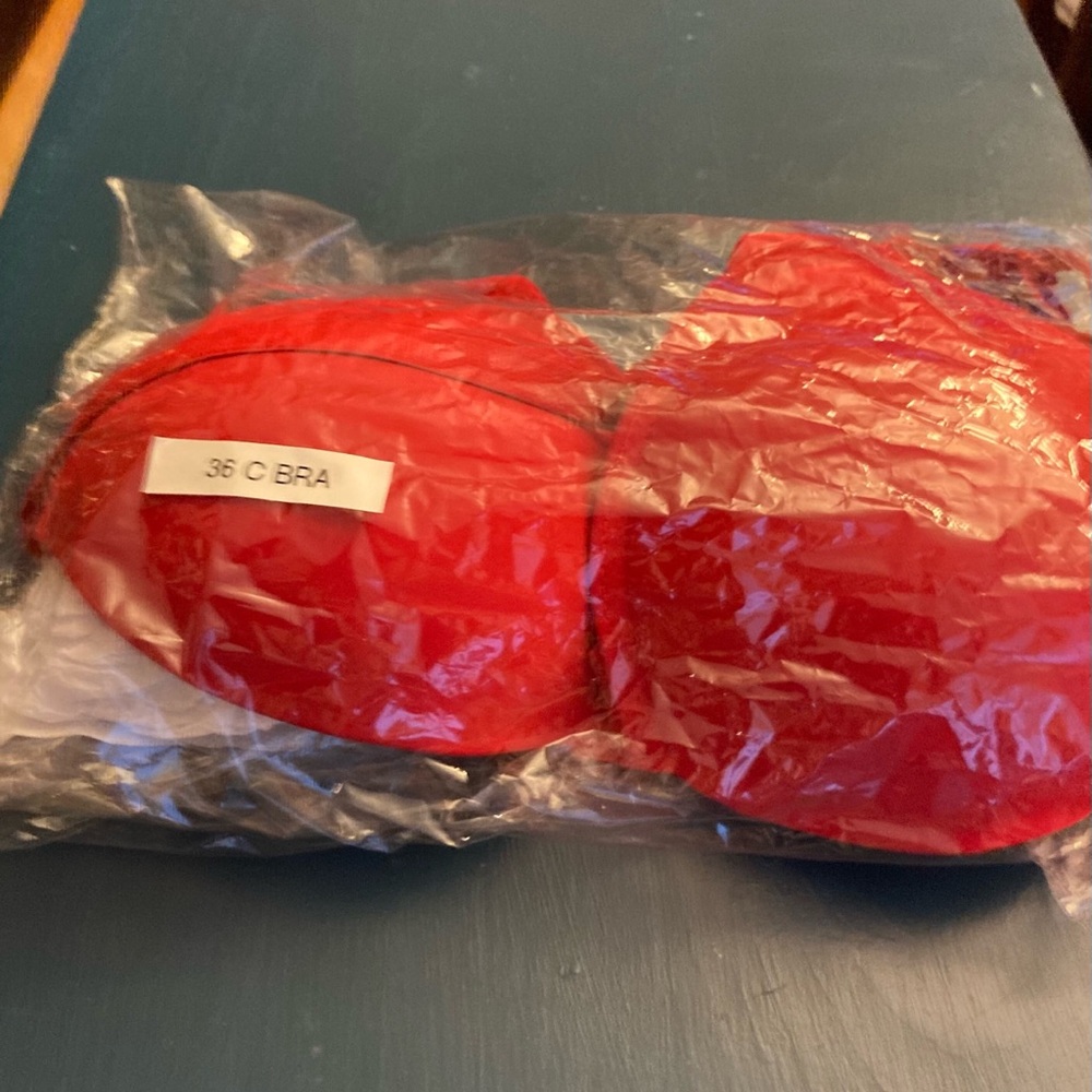 Red bra